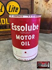 1930’s ESSO Essolube Motor Oil Can 5 qt. - Gas & Oil picture