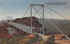 Mile High Bridge Grandfather Mountain North Carolina Postcard picture