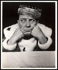 BUSTER KEATON ICONIC SILENT FILM MOVIE STAR COMEDY 1950s PORTRAIT ORIG Photo 659 picture