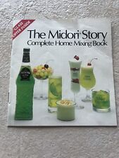 The Midori Story Complete Home Mixing Book Recipe Booklet 1984 Suntory Midori picture