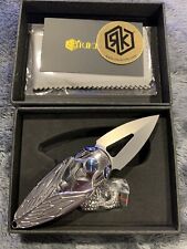 Rike Knives Cicada Beautiful Polished Titanium M390 Blade Discontinued and Rare picture