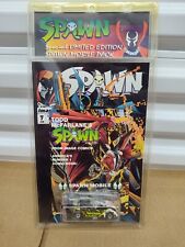 Spawn Mobile 1994 Hot Wheels Car With Comic Book   picture