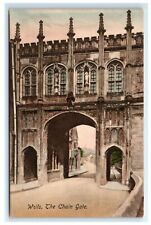 Postcard Wells, The Chain Gate A18 picture