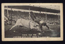 WOODWARD OKLA. Junior Calf Ride ELKS RODEO * posted message Free stamp military picture