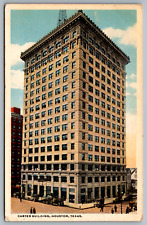 Postcard Carter Office Building Houston Texas Posted 1917 picture
