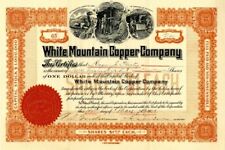 White Mountain Copper Co. - Stock Certificate - Mining Stocks picture