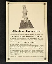 1916 Overland Magazine Advertisement Vacuum Premium Clean Rug  Antique Print AD picture