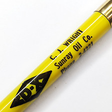 c1960s Unknown Location D-X Sunray Oil Co C.J. Wright Ballpoint Pen DX Gas G42 picture
