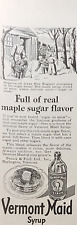 1944 Print Ad Vermont Maid Syrup Sugaring Off Vintage picture