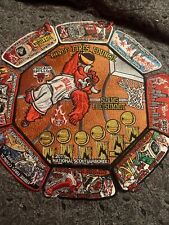 2017 National Jamboree Three Fires Council Chicago Bulls Patch Set of 8 JSPs picture