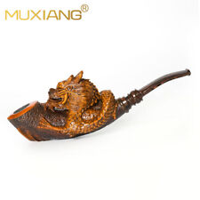 Briar Dragon Pipe Handcrafted High-end Tobacco Smoking Pipe Rusticated Pipe picture