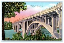 c1940's Henley Street Bridge Knoxville Tennessee TN Unposted Vintage Postcard picture