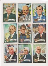 SET BREAK 1972 Topps U.S. Presidents PICK ONE /MULTIPLE CARDS NICE  NO CREASES picture