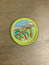 Boy Scouts Of America Patch Wilderness Survival Type 1 Merit Badge BSA 1x1.5” picture