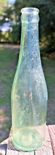 Vintage COBLE  Columbia SC PEPSI COLA BOTTLE  Embossed  Green Glass Pop Top 12oz picture