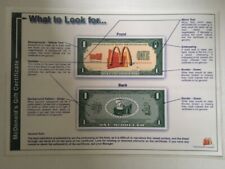McDonald’s 10x14 Gift Certificate Managers Laminated Authentic Counterfeit Guide picture