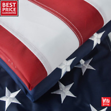 US American Flag Made in USA 3x5 Patriotic Stripes Stars High Quality Heavy Duty picture