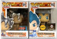 Funko Pop Chalice Exclusive DBS VEGETA PU CHASE & GOKU NYCC 2022 #1211 Set of 2 picture