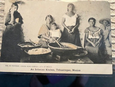 An Isthmian Kitchen. Tehuantepec. Mexico. Postcard. early 1900's unposted picture
