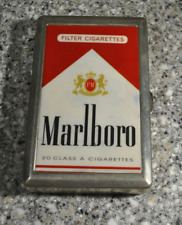 VINTAGE MARLBORO BOX METAL CIGARETTE CASE, 1970's picture