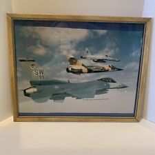 Photograph Of Three Fighter Jets In Flight In A 12”x15” Frame  picture