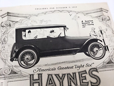 Haynes Touring Car Limousine Vtg Auto Car Ad 1916 Automobile Co Magazine Print picture