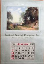Morristown, TN 1923 Advertising Calendar/19x28 Poster: School & Office Supply picture