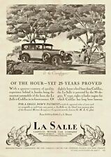 1927 Cadillac Le Salle Vintage Print Ad In The French Countryside  picture