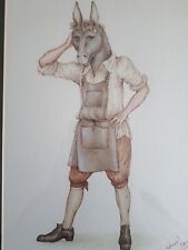 Janet Froud Original Costume Design For Royal Shakespeare Company Bottom - Art picture