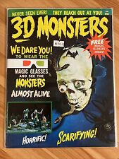 3-D Monsters #1, SUPER RARE 1964 SILVER Age Comic  w/ Glasses High Grade picture