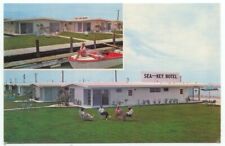Marathon Shores FL Sea And Key Botel Motel Vintage Postcard Florida picture