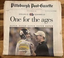 Pittsburgh Post-Gazette Steelers NFL Super Bowl XL One For The Ages (2006) picture