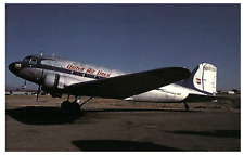United Airlines Restored Aircraft Douglas DC-3 A at Tucson Airplane Postcard picture