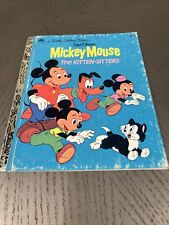 A Little Golden Book: Walt Disney's, Mickey Mouse The Kitten-Sitters 1976 picture