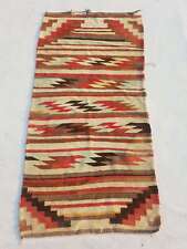 Antique Navajo Handwoven Native American Indian Rug Wool Blanket Carpet 154x77cm picture