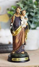 Ebros Colorful Saint Joseph Carrying Child Jesus Decor Figurine 5