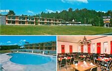 Lenoir City Tennessee~King's Inn Motel~Dining Room~Kidney Pool~1960s Postcard picture