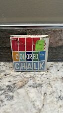20 Sticks Vintage Blendwel 926 Colored Chalk Dixon American Crayon broken pieces picture