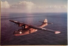 Consolidated PBY-5A Catalina Navy Aircraft In Flight Vintage 4x6 Postcard c1990 picture