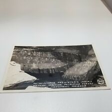 Indian Petroglyphs Prehistoric Vintage Postcard 1920s RPPC Frashers Arizona  picture