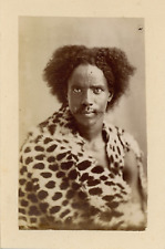 Africa, African Type Vintage Albumen Print.  Cir 6X10 Albumin Print picture