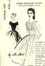Vintage 1950s Spadea Pattern Women's DRESS 1264 by Mr. Mort Size 11 B35