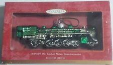 HALLMARK LIONEL Train Mikado Steam Locomotive Engine Christmas Ornament NM w/Box picture