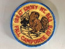 1976 Great Smoky Mountain Council Fall Camporee patch picture