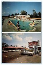 c1960s Natural Bridge Motel & Restaurant Natural Bridge Alabama AL Pool Postcard picture