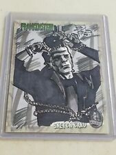 2006 Artbox FRANKENSTEIN HAND-DRAWN SKETCH CARD by BRIAN KONG 1/1 picture
