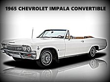 1965 Chevrolet Impala Convertible New Metal Sign: Original Look Restoration  picture