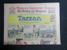 1935 Sept 29 Sunday Oregonian WORLDS GREATEST COMICS Tarzan 8pg FN 6.0 picture