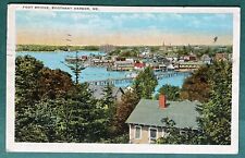 View Of Foot Bridge, Boothbay Harbor Postcard picture
