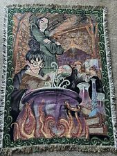 Vintage Rare Harry Potter Tapestry Throw Blanket Potions Class Severus Snape picture